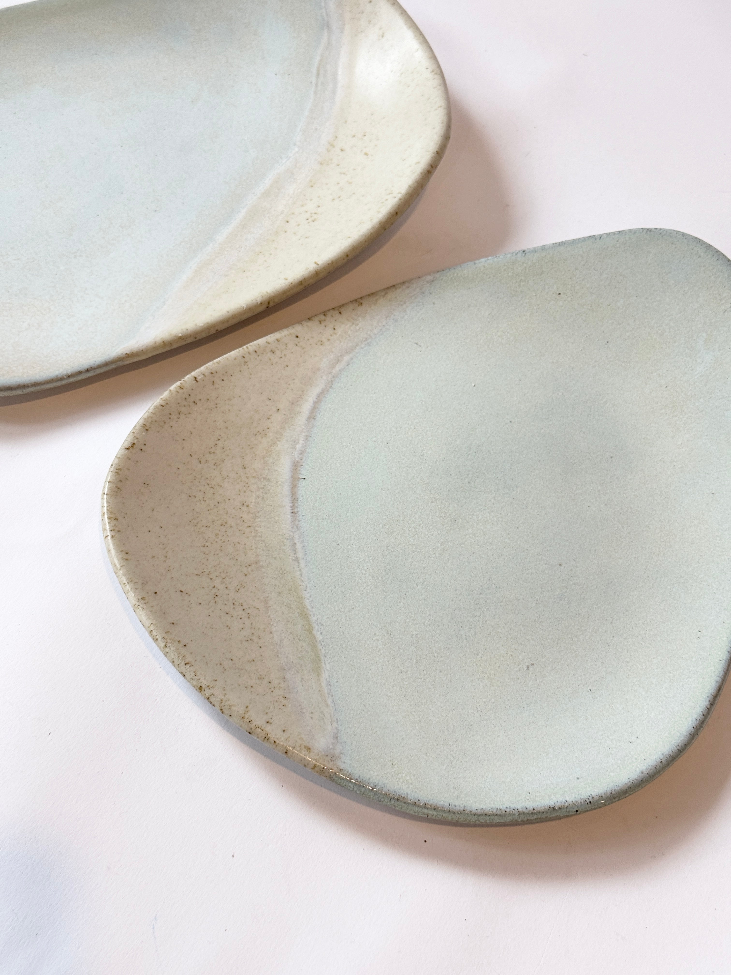 Ceramic platter great for beach house theme interior and entertaining