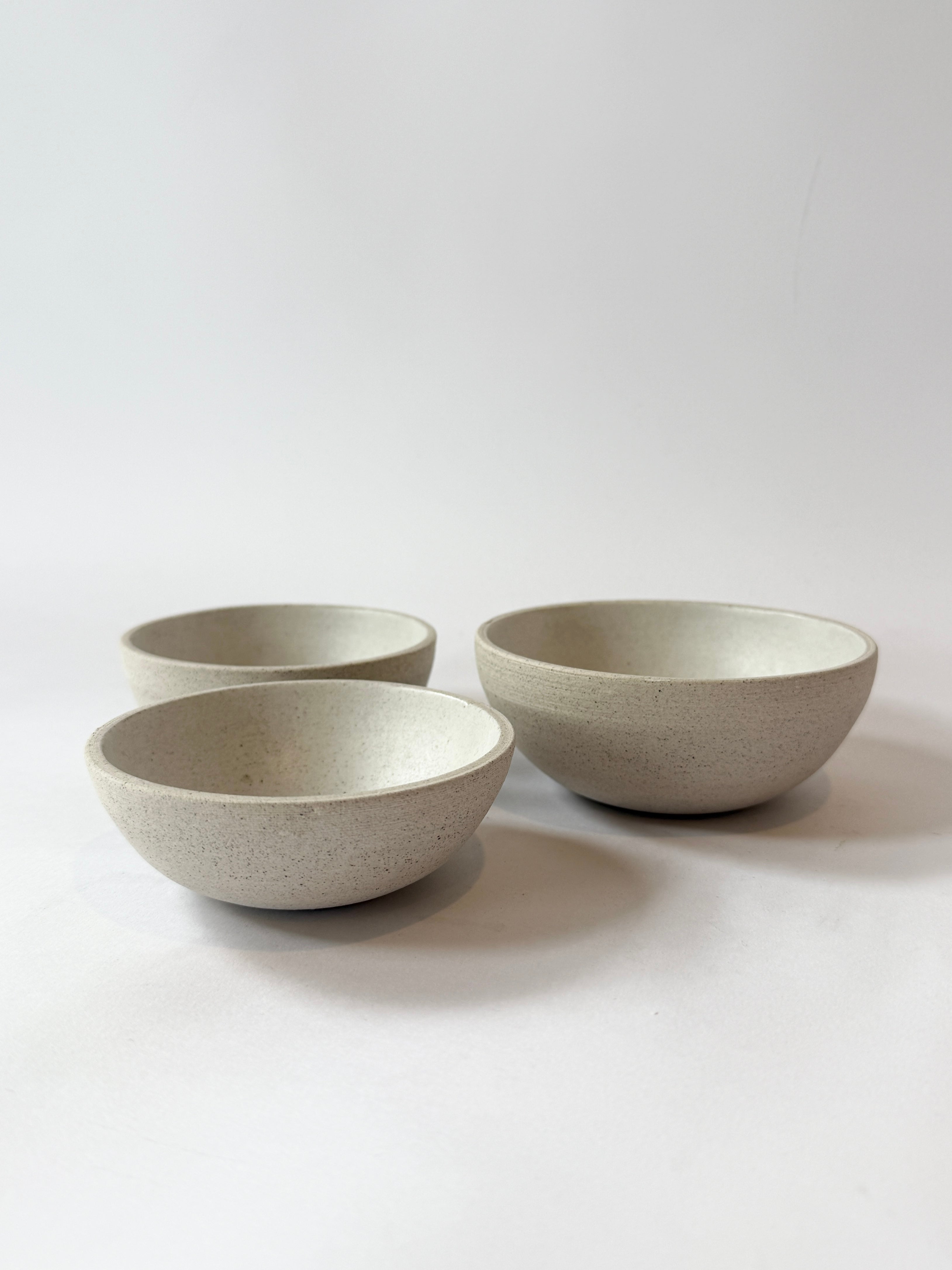 Ceramic hand made dishes - set of 3 - made in Adelaide South Australia