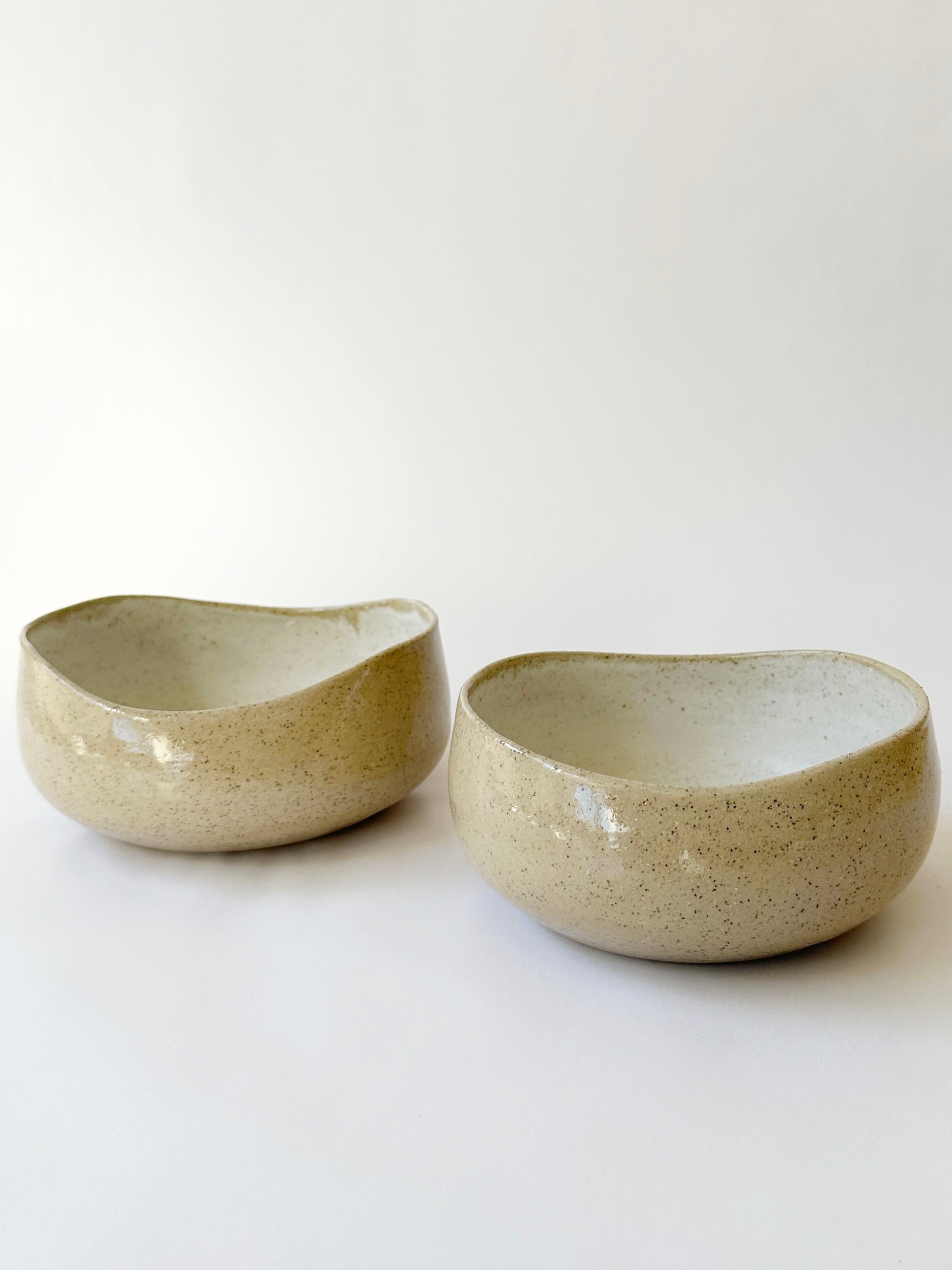 Organic shaped bowl set