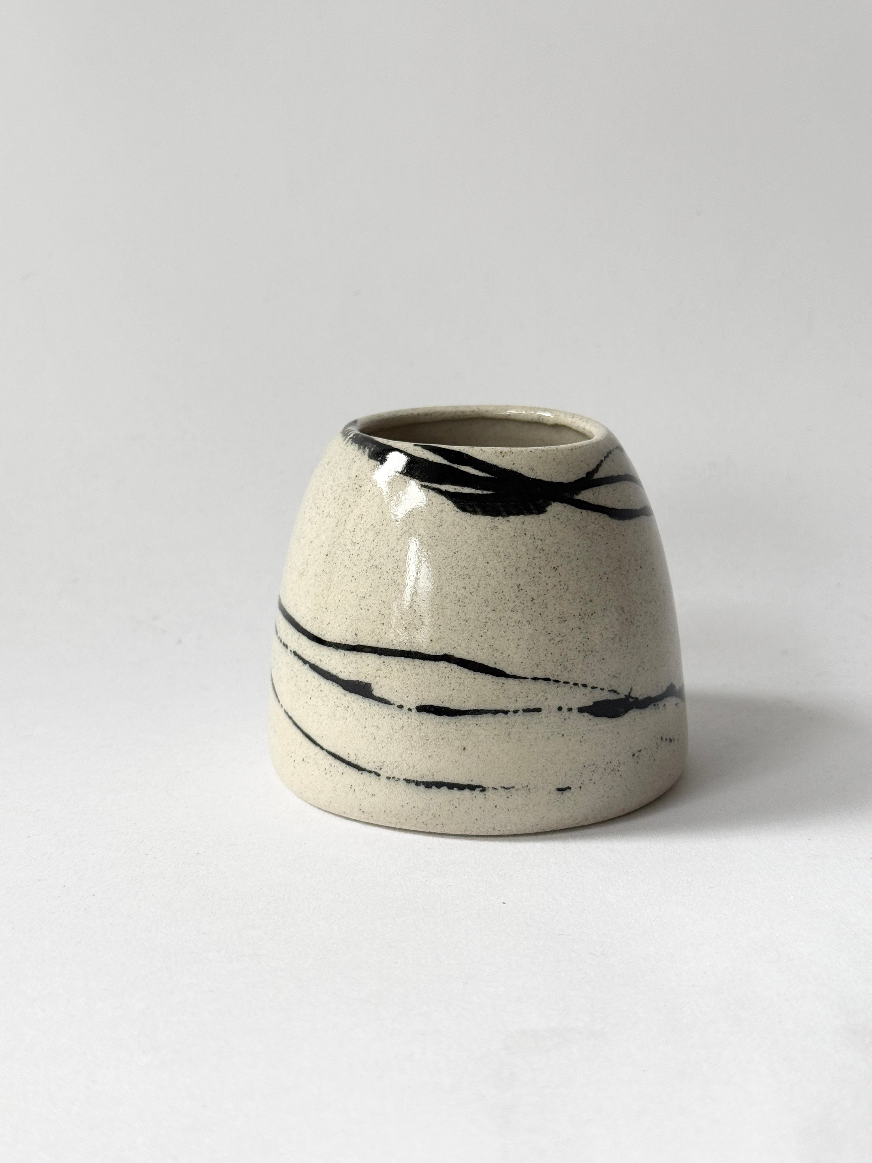 small vase for the desk or shelf in the home or office. hand crafted ceramics in Adelaide