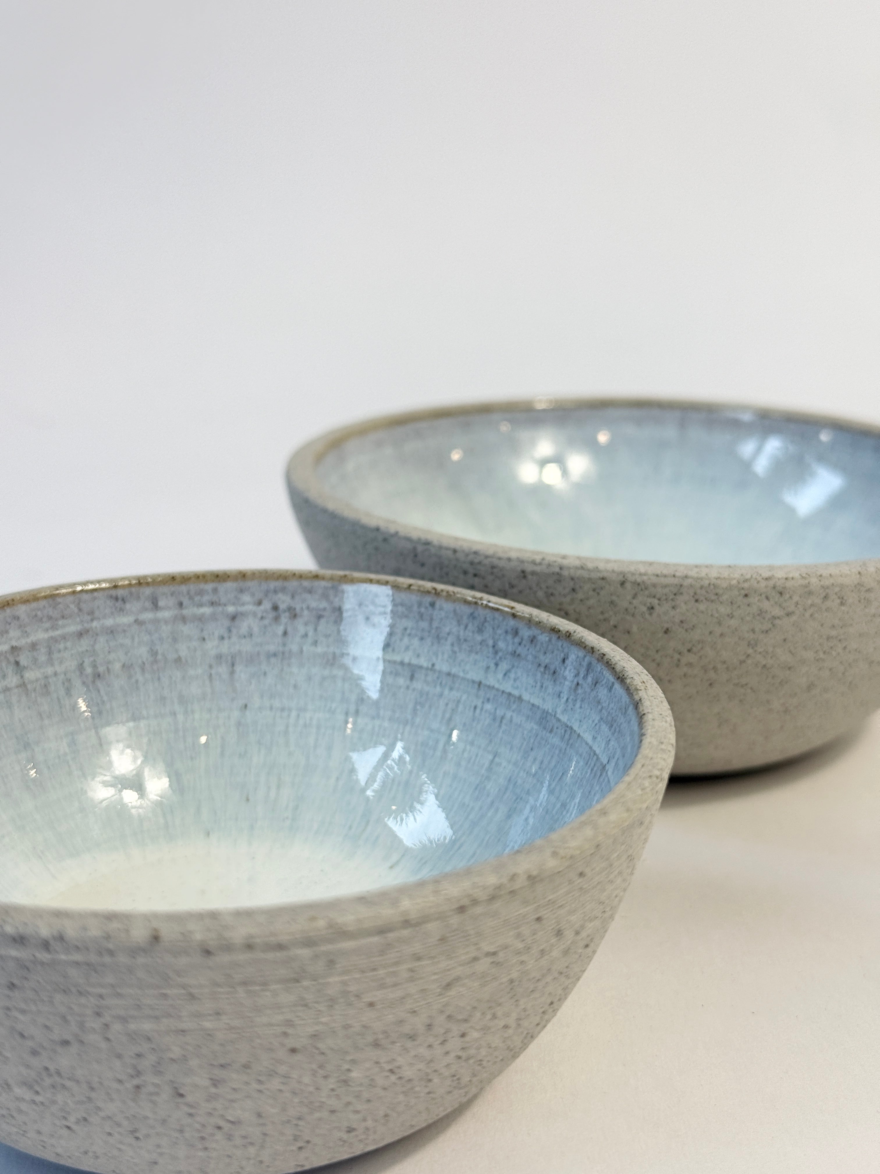 close up of handmade ceramic dishes made in Adealaide 